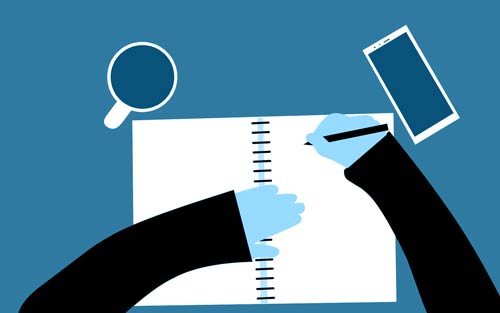 cartoon writing